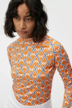 Base og mellomlag|J.Lindeberg Base og mellomlag Asa Print Soft Compression Top