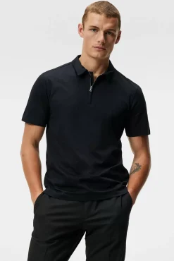 Poloskjorter|J.Lindeberg Poloskjorter Asher Zip Ss Polo Shirt
