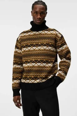 Strikkevarer|J.Lindeberg Strikkevarer Bearclaw Turtle Neck Sweater