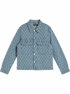 Jakker|J.Lindeberg Jakker Cam Jacquard Denim Jacket
