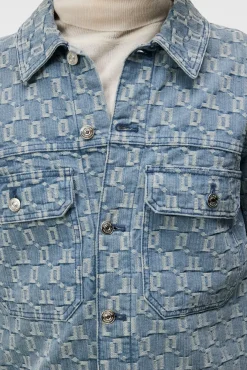 Jakker|J.Lindeberg Jakker Cam Jacquard Denim Jacket