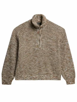 Strikkevarer|J.Lindeberg Strikkevarer Chester Jacquard Quarter Zip