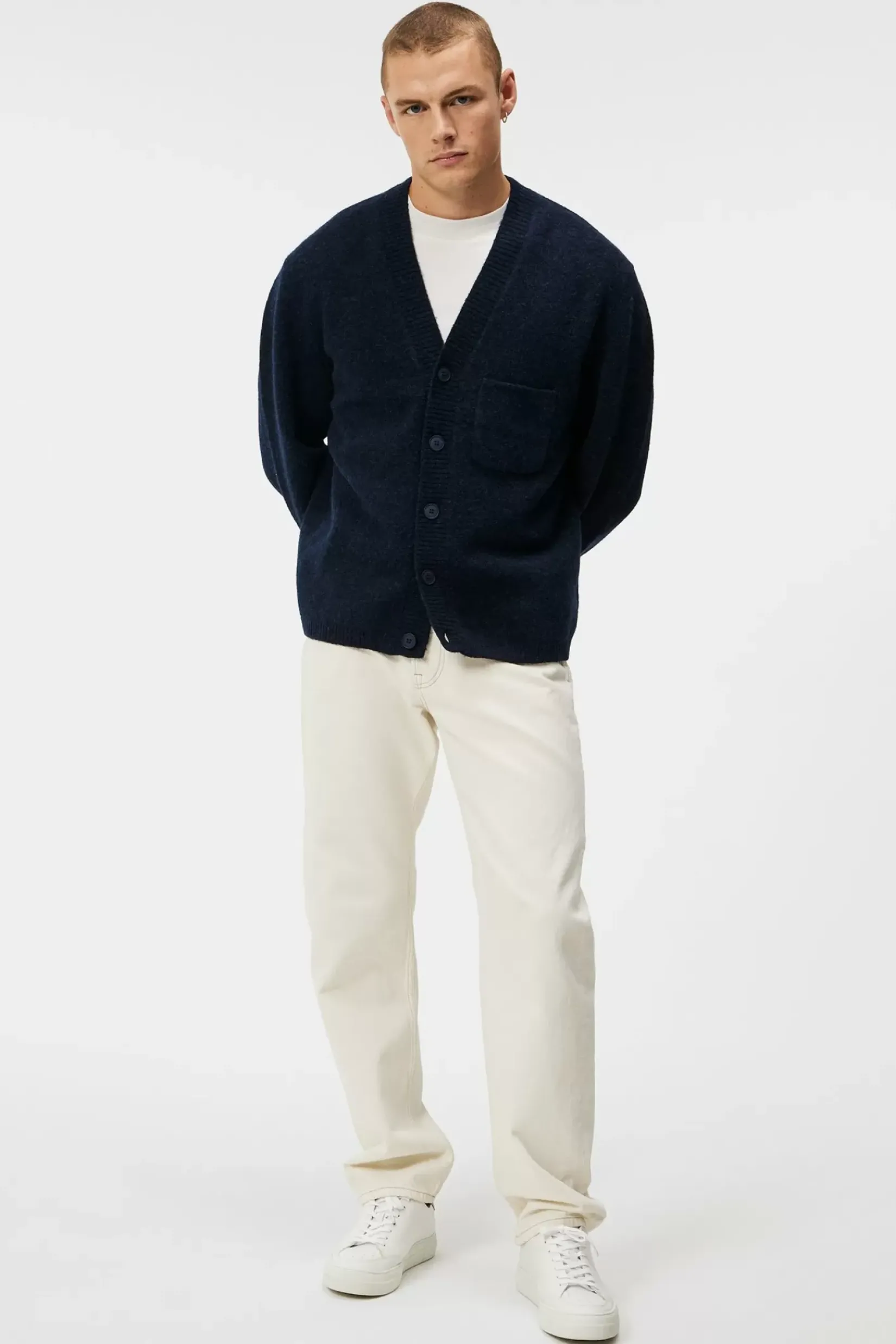 Strikkevarer|J.Lindeberg Strikkevarer Clarke Knitted Cardigan