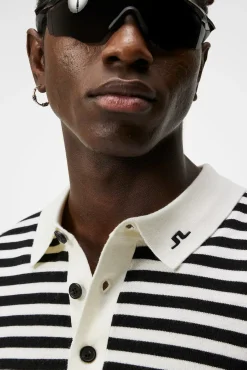 Strikkevarer|Poloskjorter|J.Lindeberg Strikkevarer|Poloskjorter Darrell Stripe Loose Polo