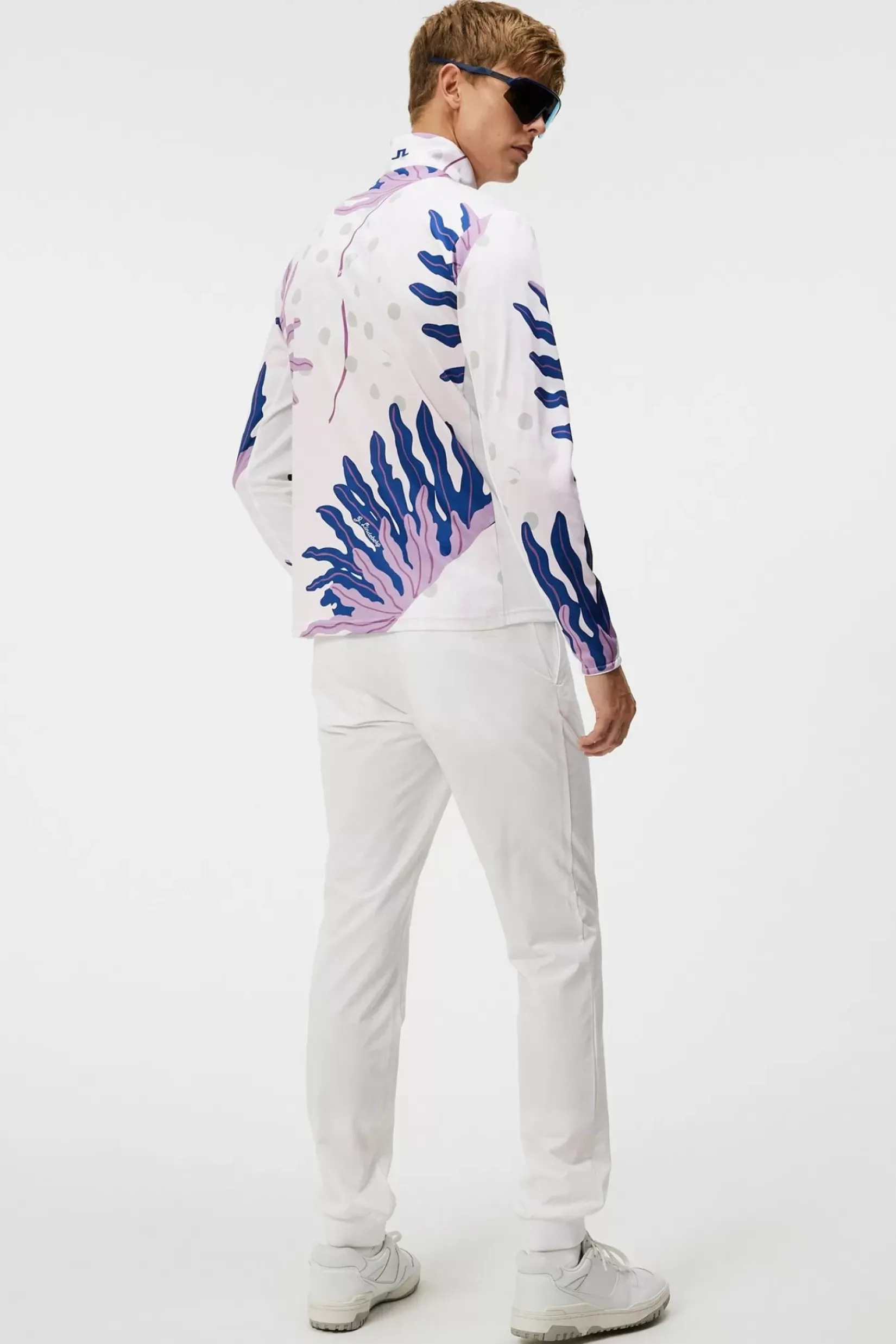 Base og mellomlag|J.Lindeberg Base og mellomlag Emanuel Print Mid Layer