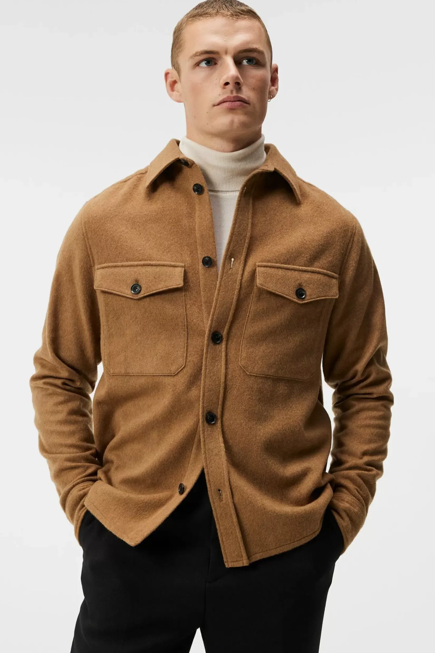 Overskjorter|Jakker|J.Lindeberg Overskjorter|Jakker Flat Wool Overshirt