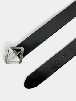Belter|J.Lindeberg Belter Gary High Shine Leather Belt
