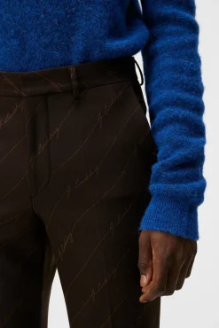 Skreddersydde bukser|Bukse|J.Lindeberg Skreddersydde bukser|Bukse Gomor Brown Stripe Pants