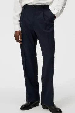 Skreddersydde bukser|Bukse|J.Lindeberg Skreddersydde bukser|Bukse Haij Twill Pleated Pants