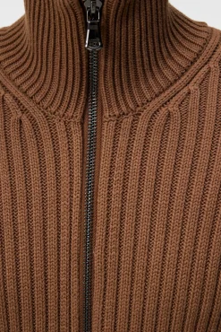 Strikkevarer|J.Lindeberg Strikkevarer Kellan Cotton Full Zip Knit