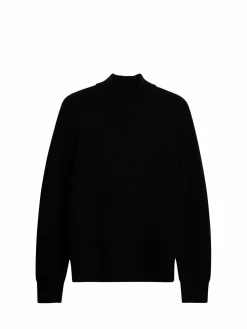 Strikkevarer|J.Lindeberg Strikkevarer Kylan Mock Neck Sweater