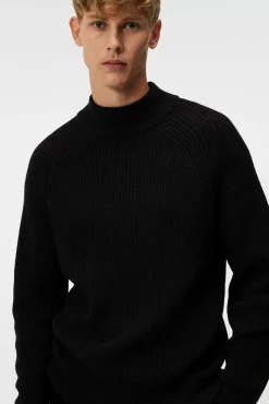 Strikkevarer|J.Lindeberg Strikkevarer Kylan Mock Neck Sweater