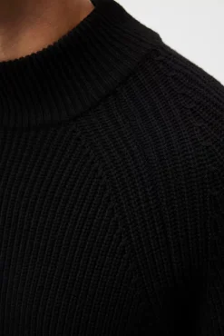Strikkevarer|J.Lindeberg Strikkevarer Kylan Mock Neck Sweater