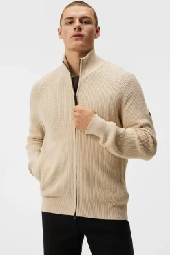 Strikkevarer|J.Lindeberg Strikkevarer Kyler Wool Blend Zip