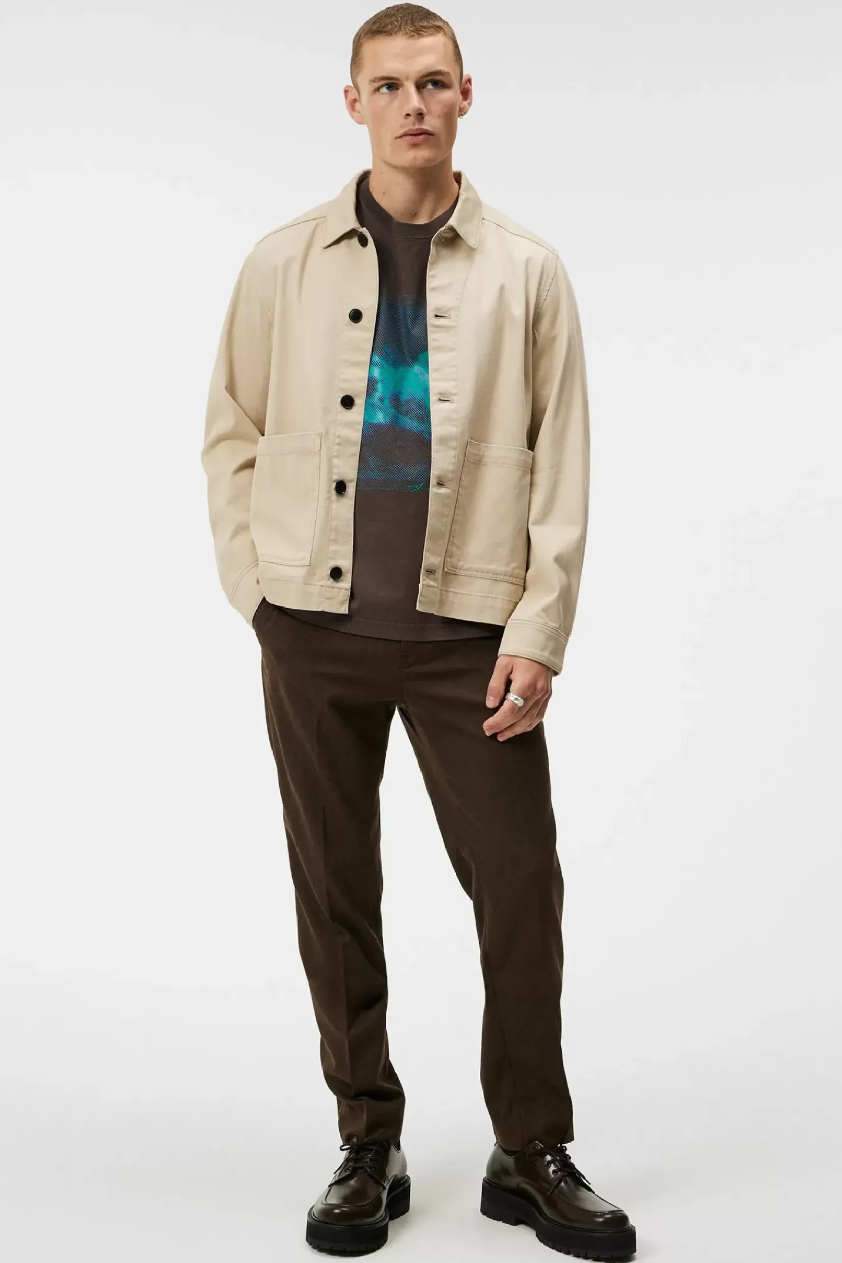 Overskjorter|Jakker|J.Lindeberg Overskjorter|Jakker Lando Organic Twill Overshirt