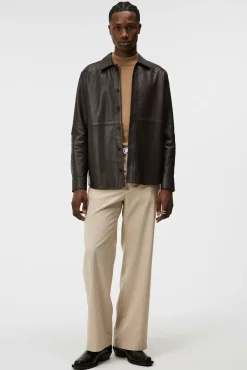Overskjorter|Jakker|Skjorter|J.Lindeberg Overskjorter|Jakker|Skjorter Landon Leather Overshirt