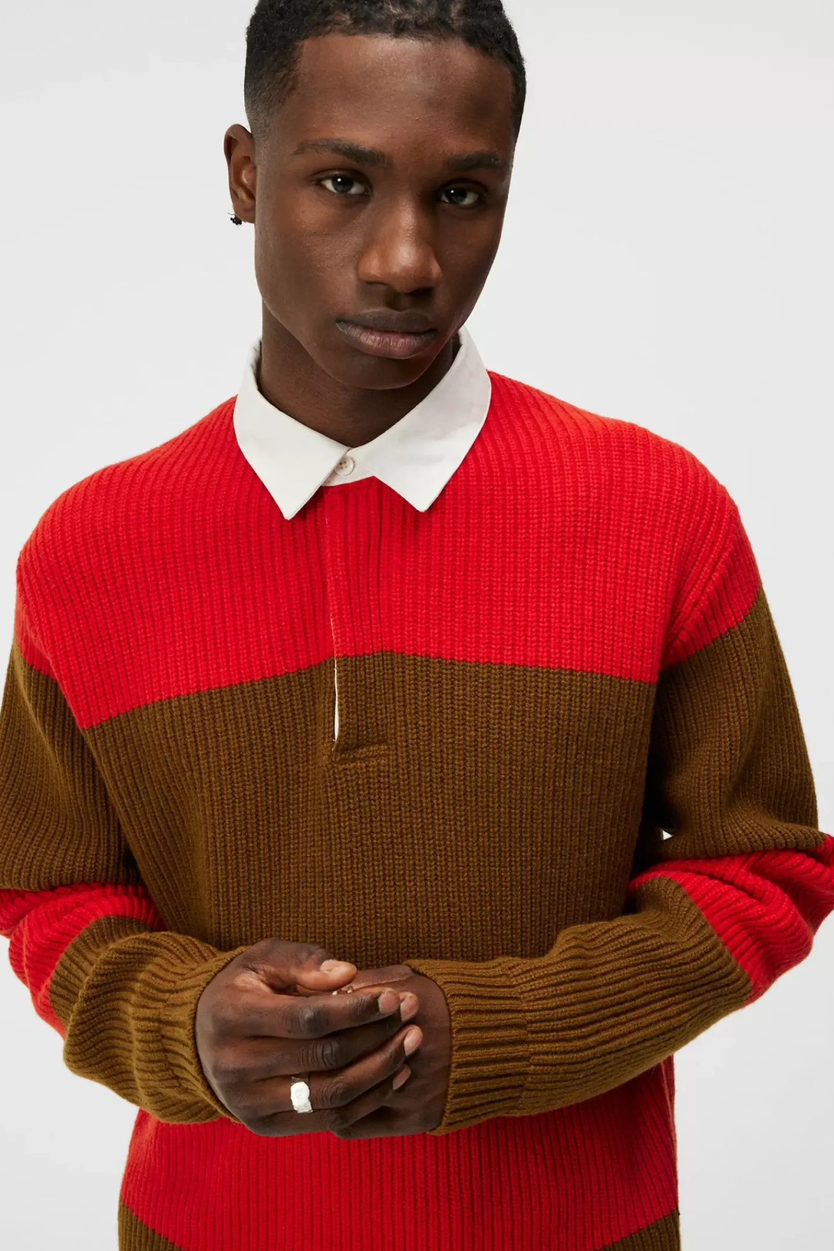 Strikkevarer|J.Lindeberg Strikkevarer Larkspur Rugby Knit