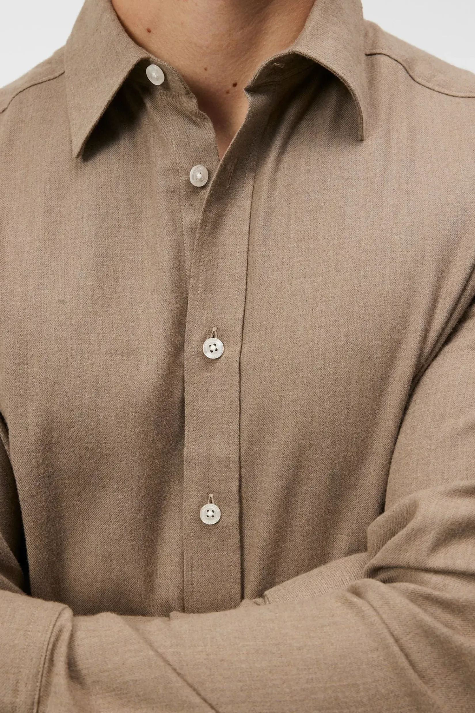 Skjorter|J.Lindeberg Skjorter Light Flannel Slim Shirt