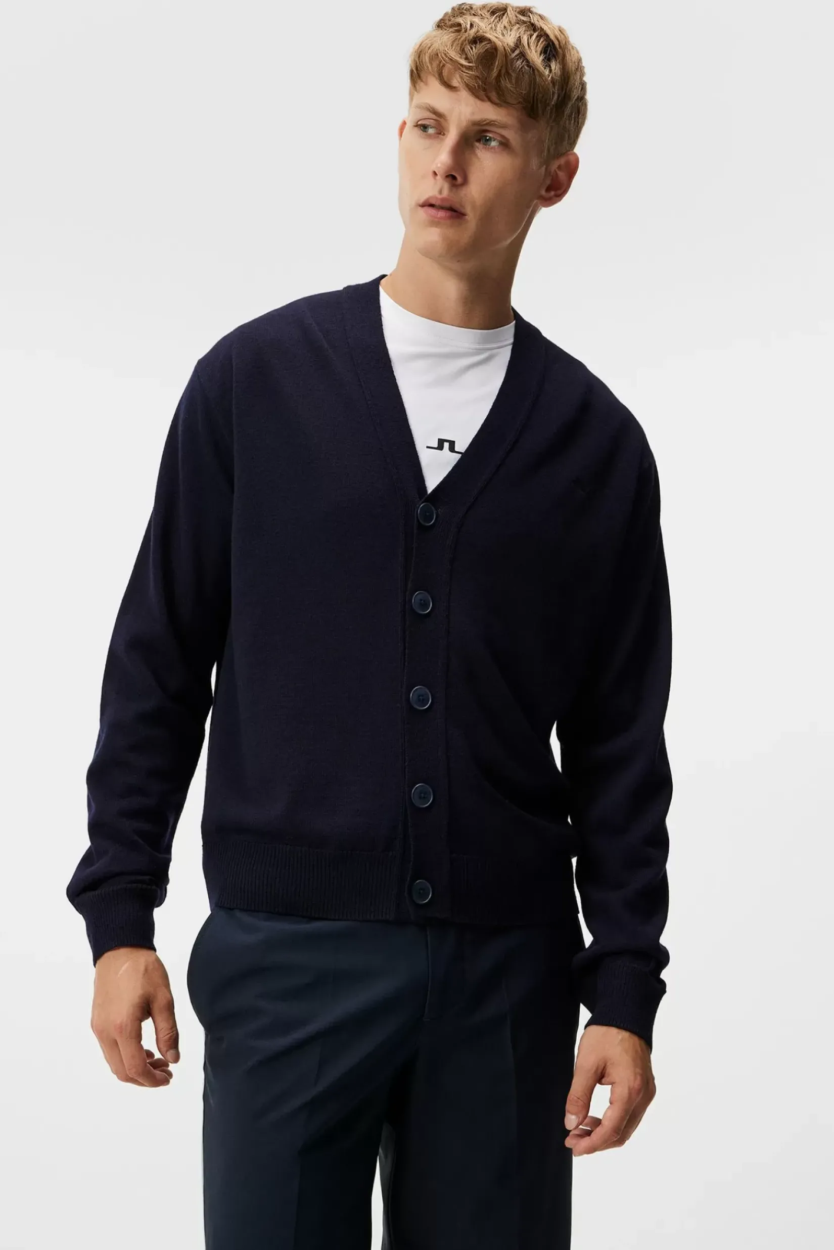 Strikkevarer|J.Lindeberg Strikkevarer Lucas Knitted Cardigan