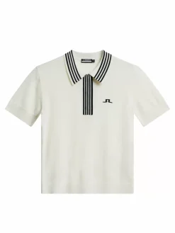 Strikkevarer|J.Lindeberg Strikkevarer Lucie Fine Knit Polo