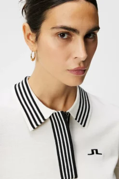 Strikkevarer|J.Lindeberg Strikkevarer Lucie Fine Knit Polo