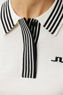 Strikkevarer|J.Lindeberg Strikkevarer Lucie Fine Knit Polo