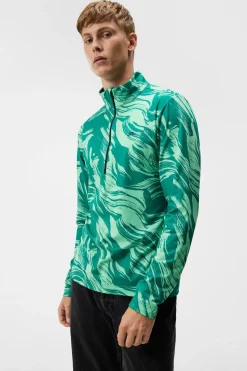 Base og mellomlag|J.Lindeberg Base og mellomlag Luke Print Half Zip Mid Layer