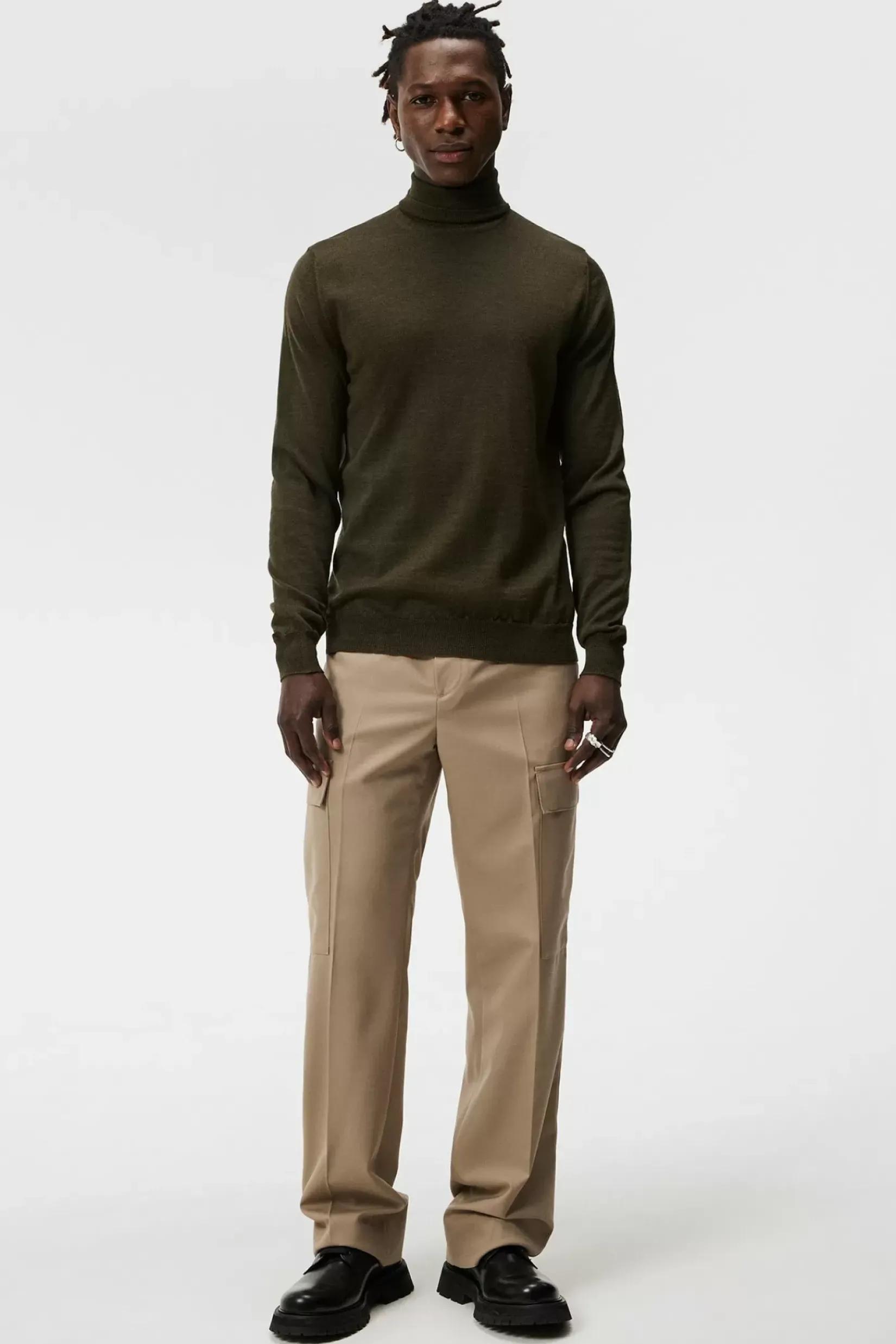 Strikkevarer|J.Lindeberg Strikkevarer Lyd Merino Turtleneck Sweater