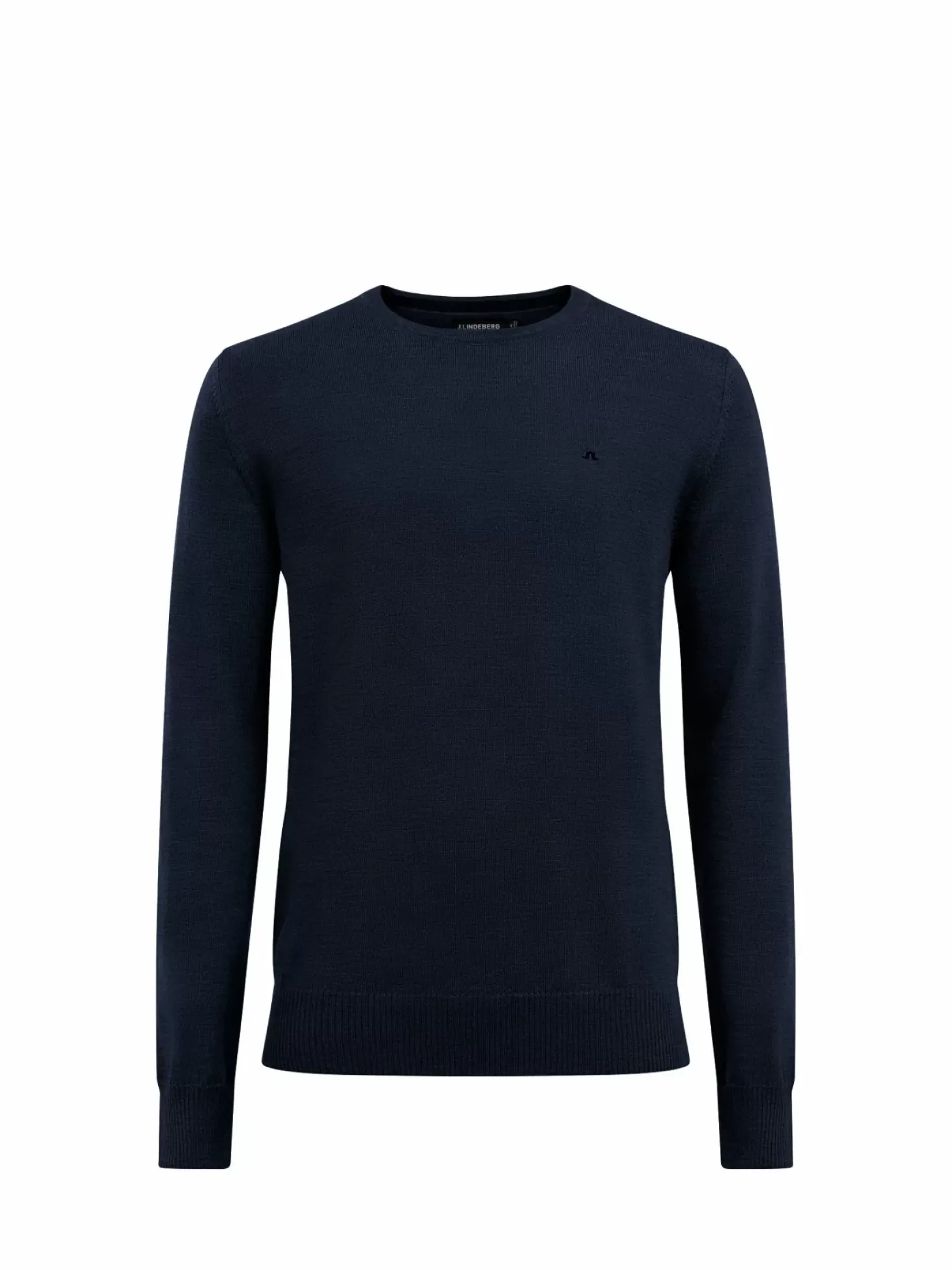 Strikkevarer|J.Lindeberg Strikkevarer Lyle Merino Crew Neck Sweater
