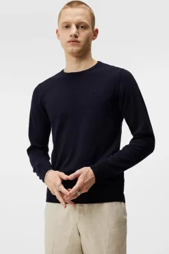 Strikkevarer|J.Lindeberg Strikkevarer Lyle Merino Crew Neck Sweater