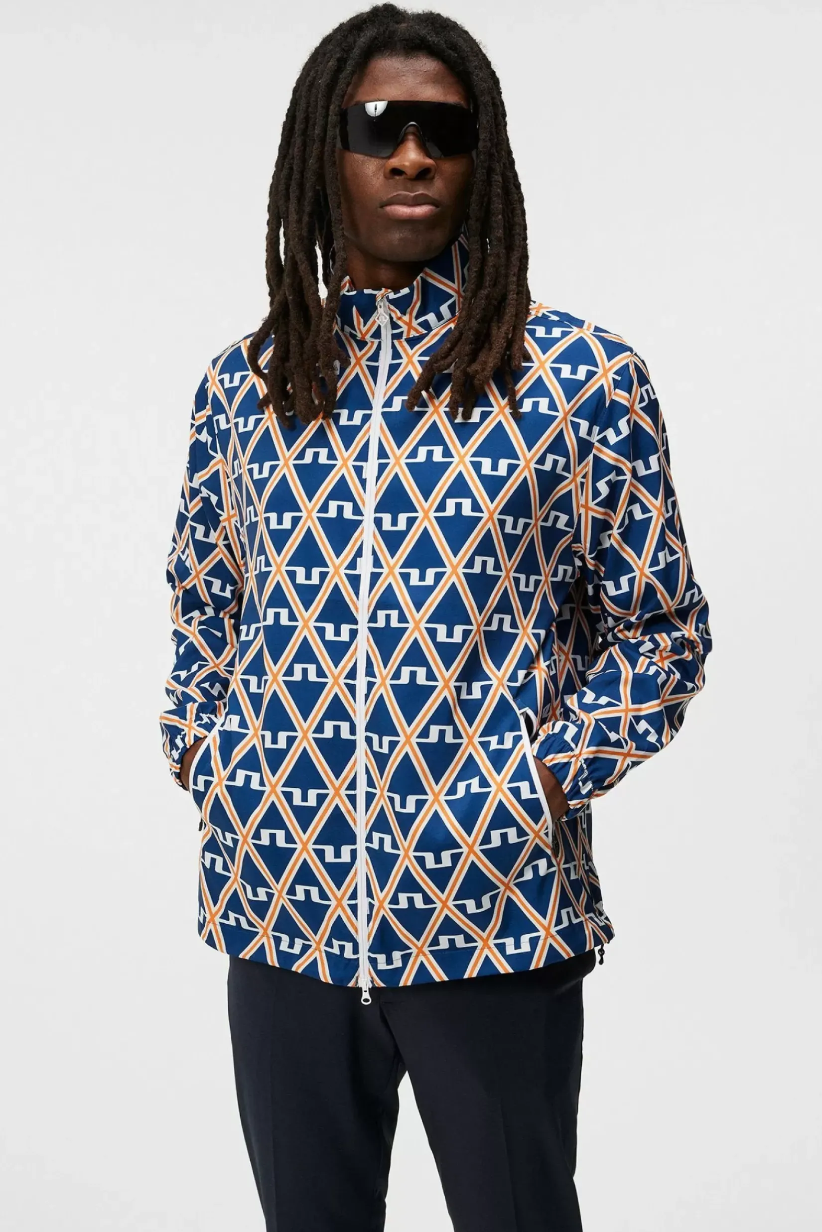 Jakker|J.Lindeberg Jakker Max Printed Wind Jacket