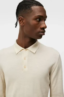 Strikkevarer|J.Lindeberg Strikkevarer Noel Merino Polo Shirt