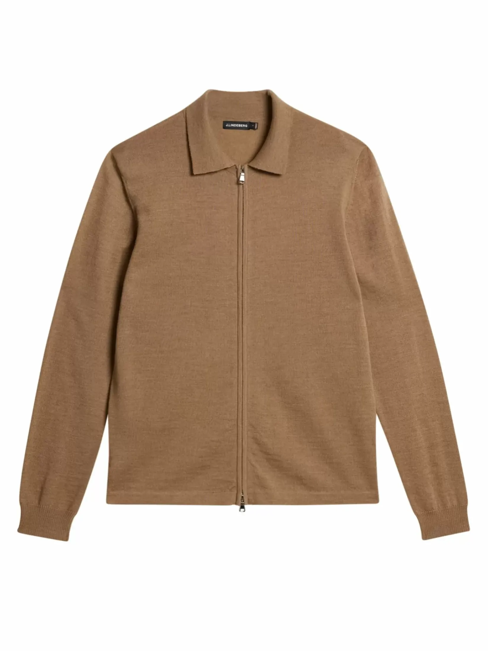 Strikkevarer|J.Lindeberg Strikkevarer Nyle Merino Zip Cardigann