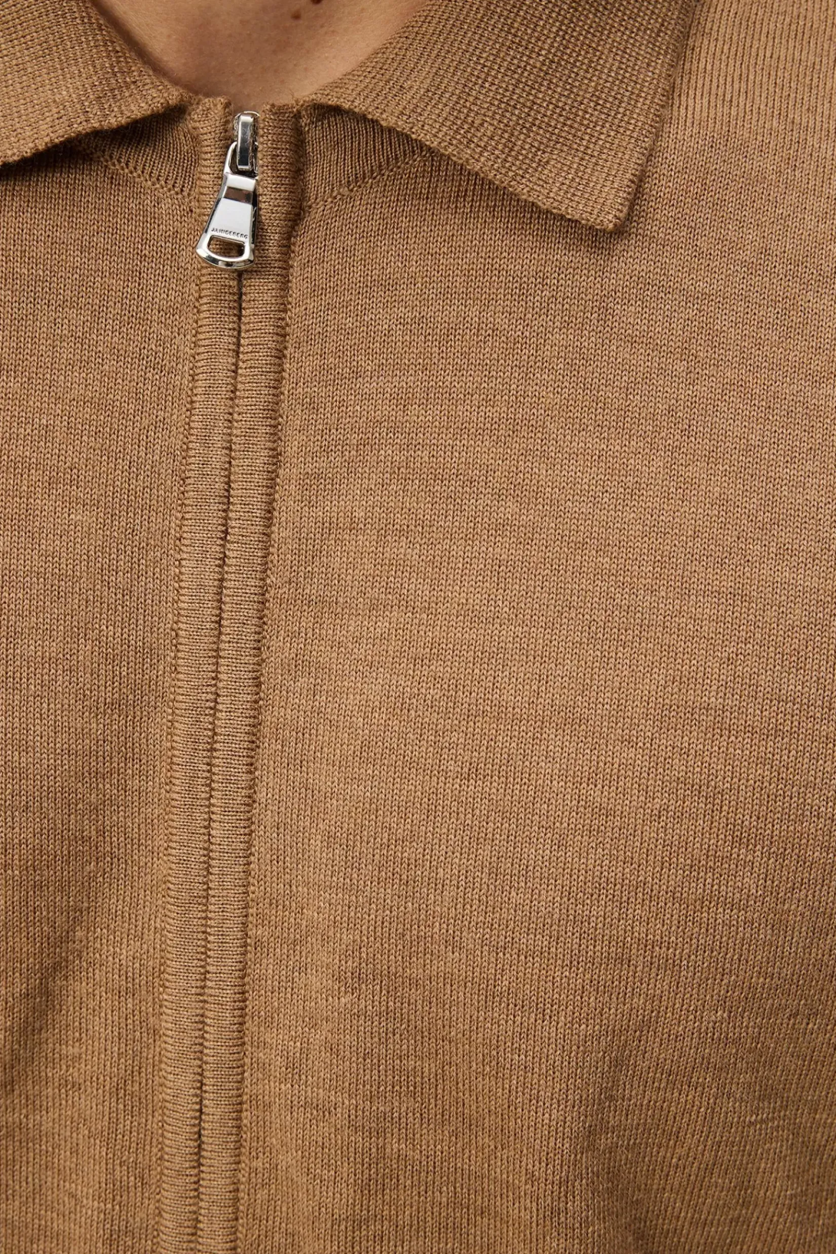 Strikkevarer|J.Lindeberg Strikkevarer Nyle Merino Zip Cardigann