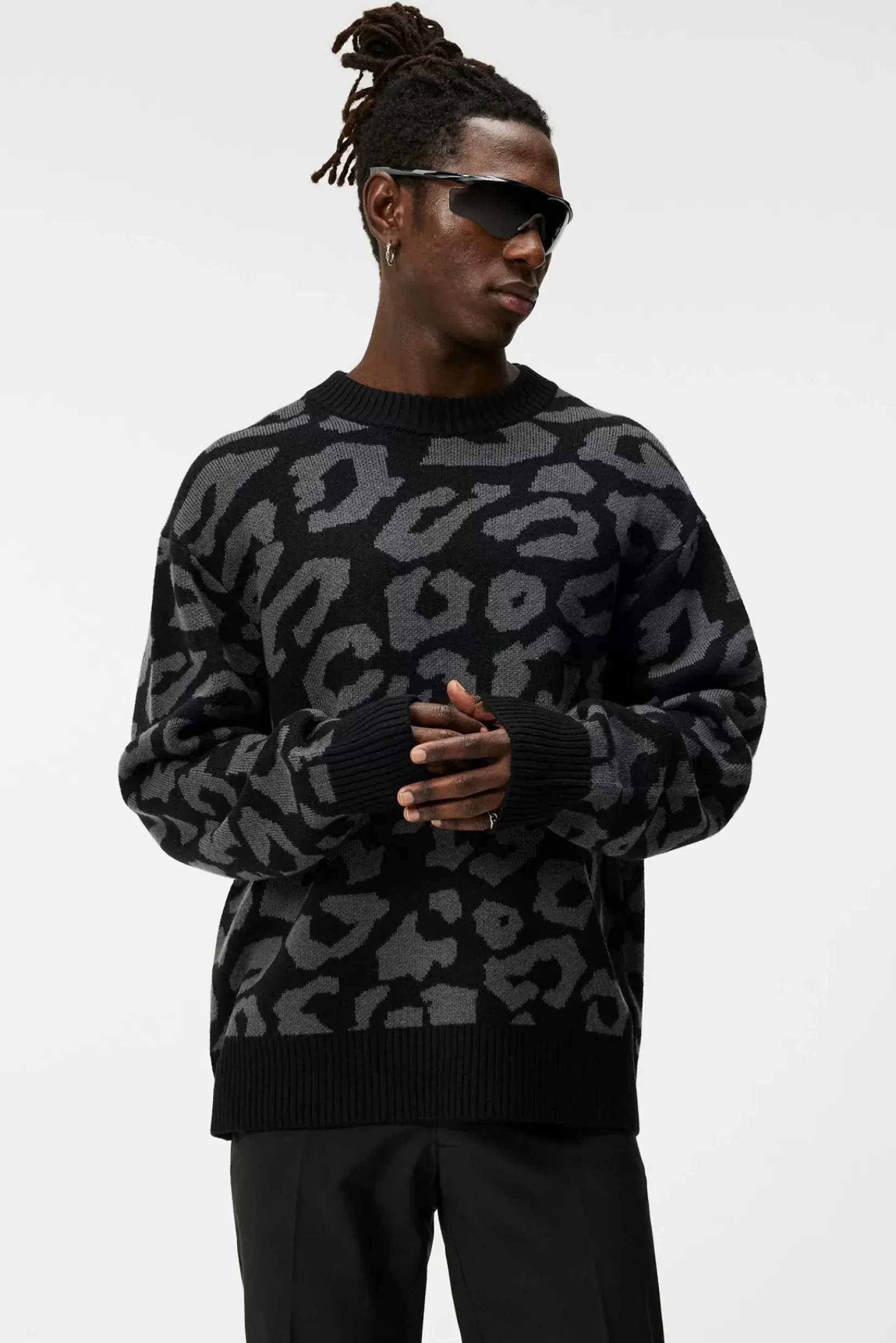 Strikkevarer|J.Lindeberg Strikkevarer Olive Crew Neck Knit