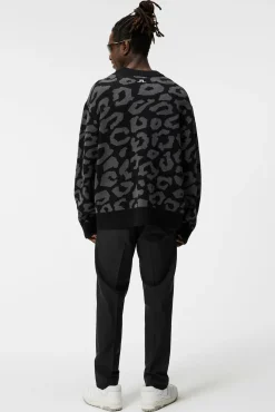 Strikkevarer|J.Lindeberg Strikkevarer Olive Crew Neck Knit