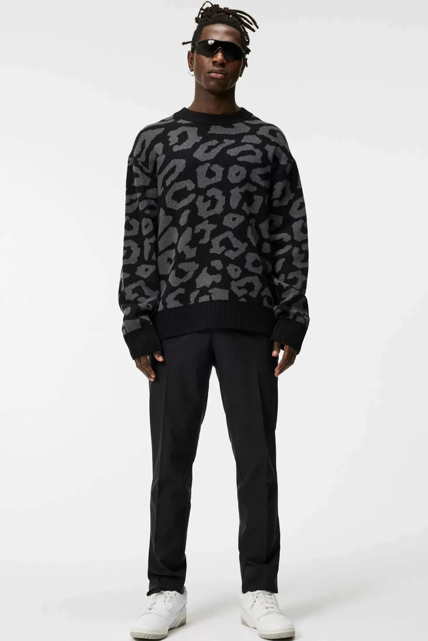 Strikkevarer|J.Lindeberg Strikkevarer Olive Crew Neck Knit