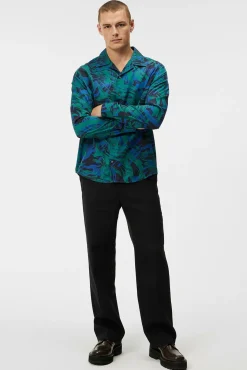 Skjorter|J.Lindeberg Skjorter Playa Printed Tencel Shirt