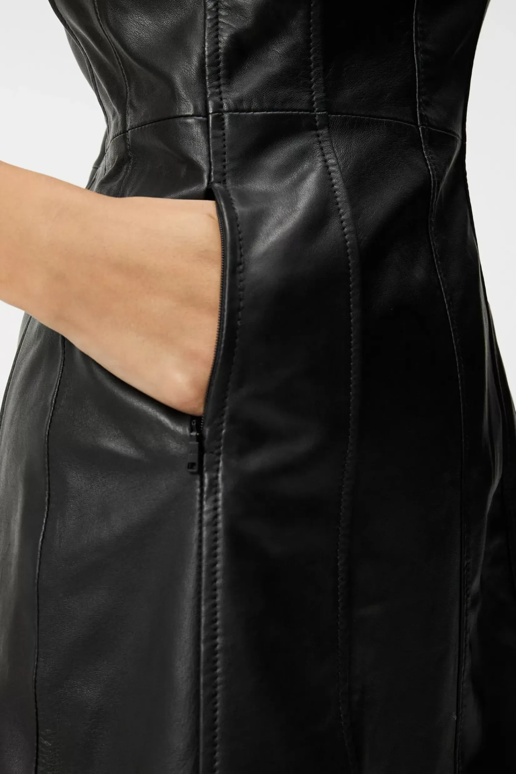 Kjoler|J.Lindeberg Kjoler Ruby Leather Dress