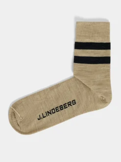 Sokker|J.Lindeberg Sokker Samuel Stripe Sock