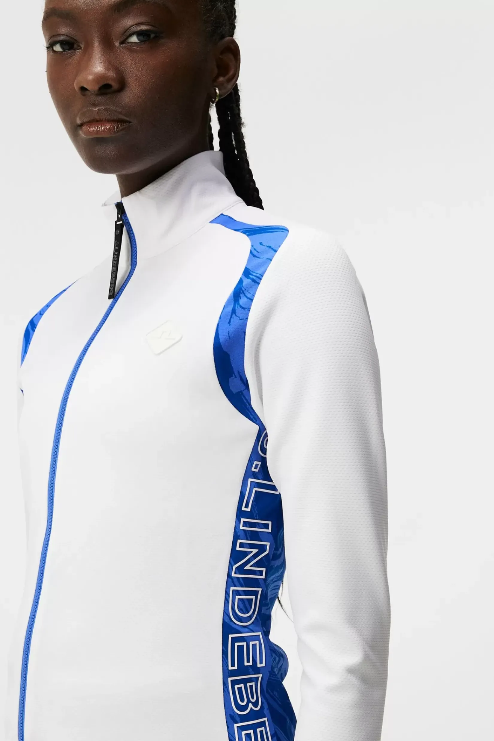 Base og mellomlag|J.Lindeberg Base og mellomlag Solar Print Full Zip Mid Layer