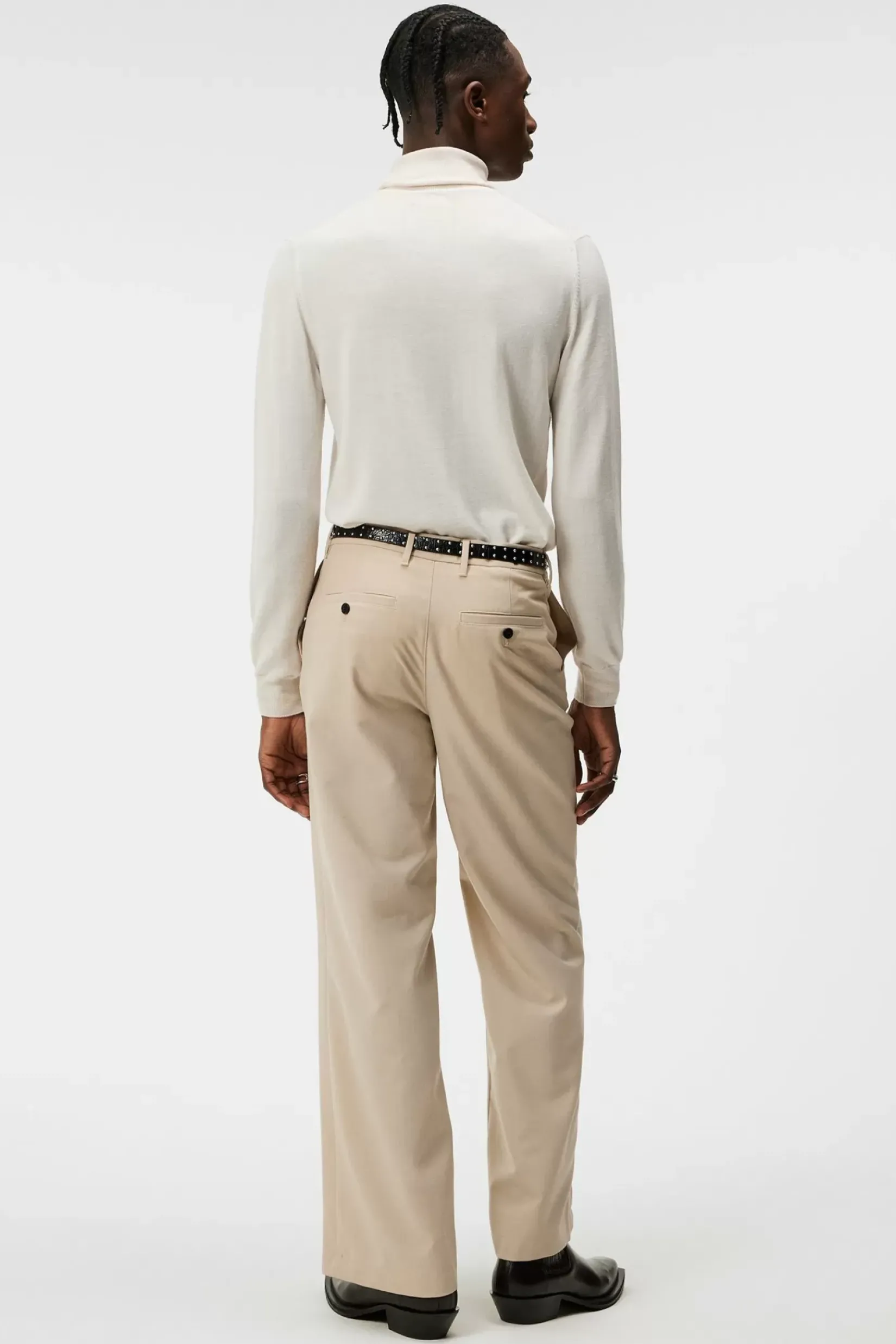 Bukse|J.Lindeberg Bukse Sonny Wide Wool Pants
