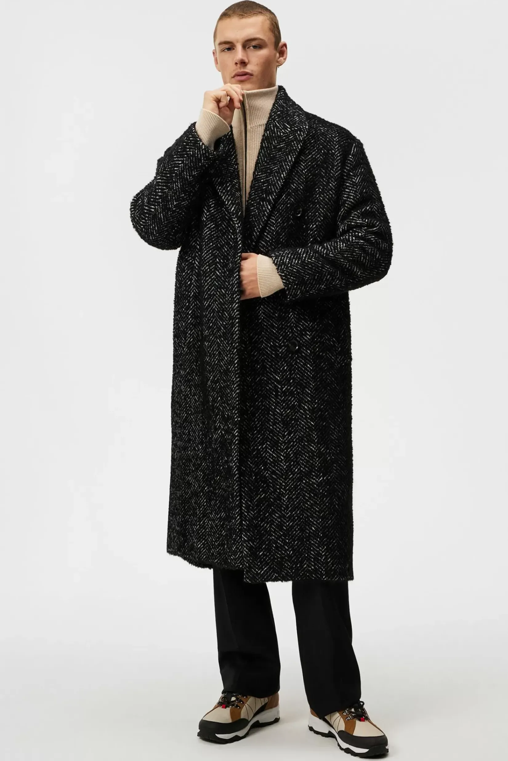 Frakker|Jakker|J.Lindeberg Frakker|Jakker Willy Herringbone Coat
