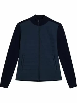Strikkevarer|J.Lindeberg Strikkevarer Wren Knitted Hybrid Jacket