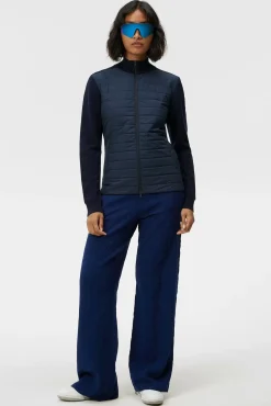 Strikkevarer|J.Lindeberg Strikkevarer Wren Knitted Hybrid Jacket